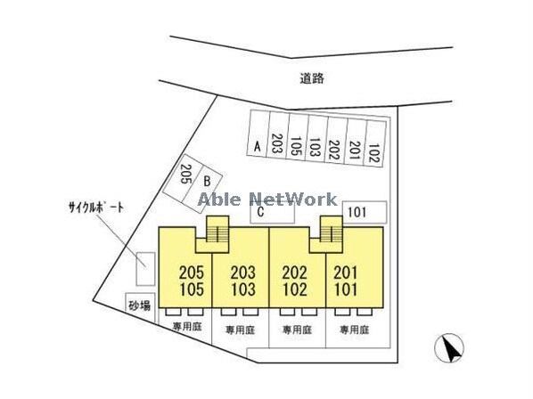 東望道 徒歩5分 1階の物件外観写真